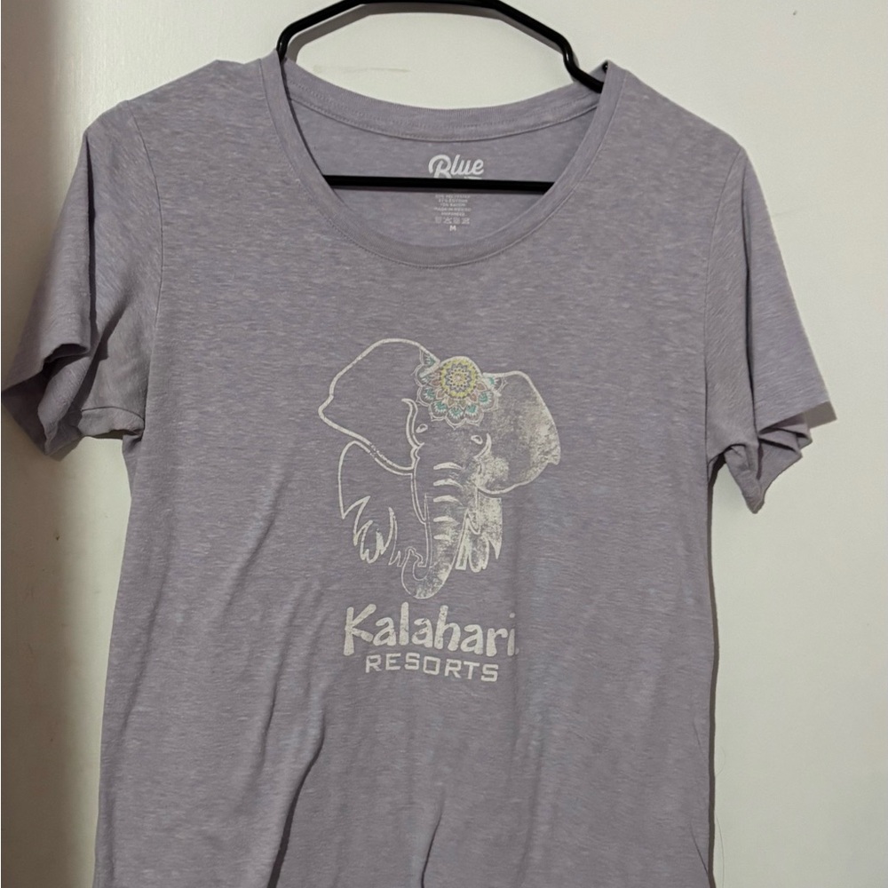Women's Light Purple Elephant Tee